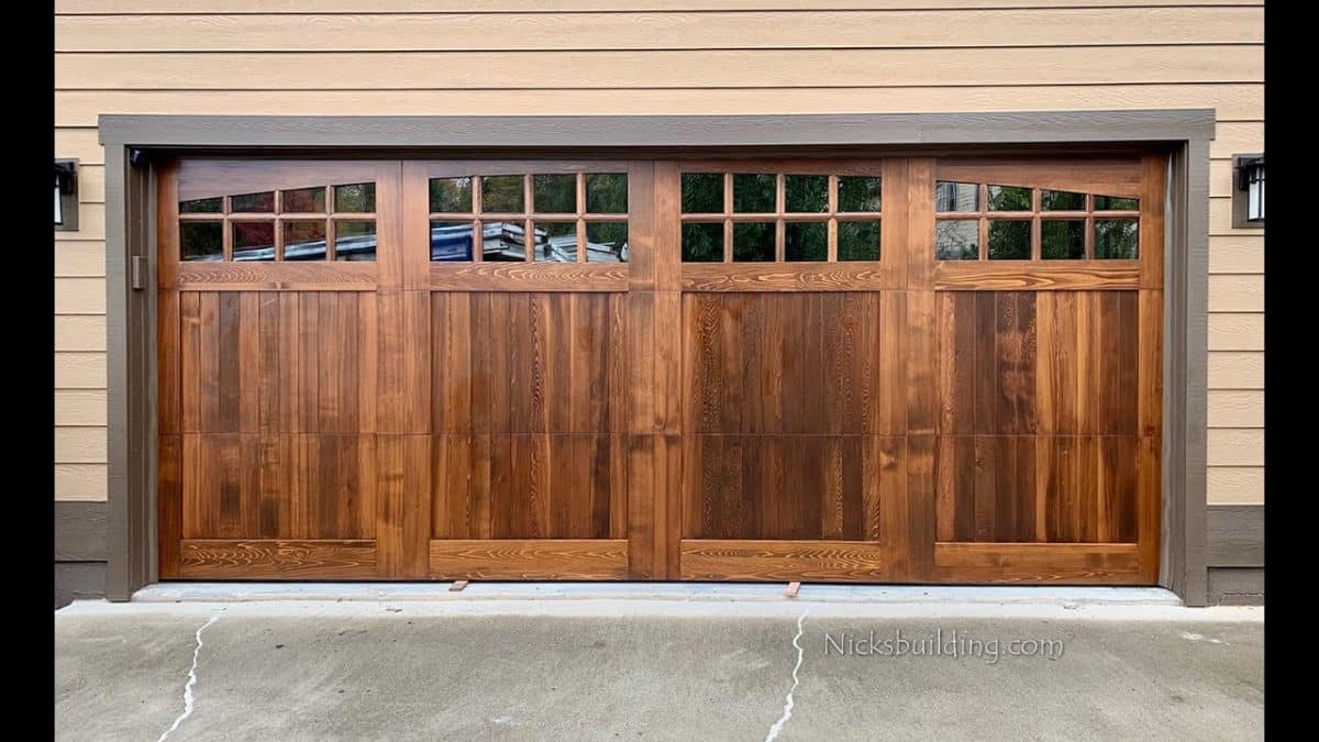 wooden garage door in Richmond, CA