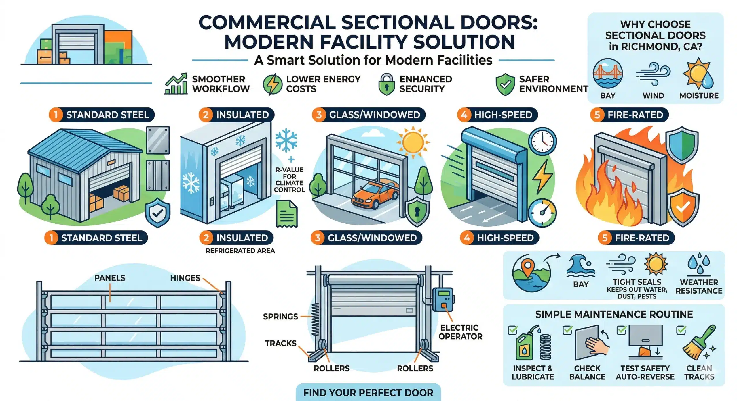 Commercial Sectional Doors A Smart Solution for Modern Facilities