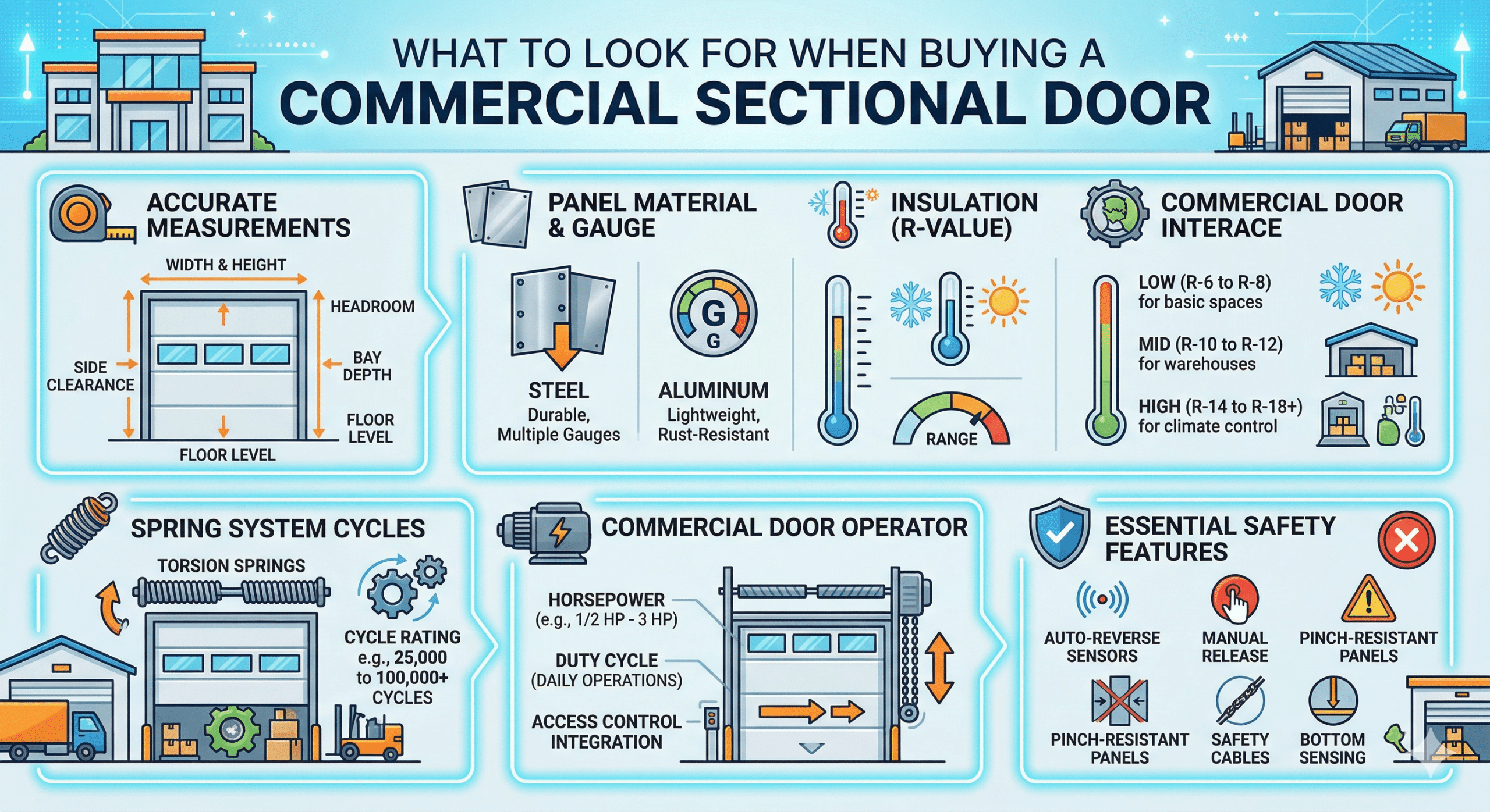 What to Look for When Buying a Commercial Sectional Door